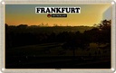 Blechschild 20x30 cm Frankfurt Lohrberg Ausblick Park Bildmotiv Reisemotiv Abenteuer Reisen Urlaub