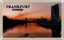 Blechschild 20x30 cm Frankfurt Ostend Rhein Neubau Bildmotiv Reisemotiv Abenteuer Reisen Urlaub