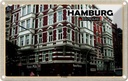 Blechschild 20x30 cm Hamburg St. Georg Altstadt Bildmotiv Reisemotiv Abenteuer Reisen Urlaub