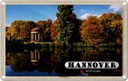 Blechschild 20x30 cm Hannover Blick auf Georgengarten Bildmotiv Reisemotiv Abenteuer Reisen Urlaub