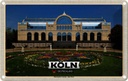 Blechschild 20x30 cm Köln Botanischer Garten Alte Flora Bildmotiv Reisemotiv Abenteuer Reisen Urlaub