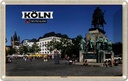 Blechschild 20x30 cm Köln Heumarkt Platz Skulptur Bildmotiv Reisemotiv Abenteuer Reisen Urlaub