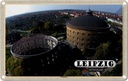 Blechschild 20x30 cm Leipzig Blick auf Panometer Bildmotiv Reisemotiv Abenteuer Reisen Urlaub