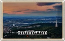 Blechschild 20x30 cm Stuttgart Blick auf Degerloch Bildmotiv Reisemotiv Abenteuer Reisen Urlaub