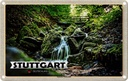 Blechschild 20x30 cm Stuttgart Heslach Wasserfälle Bildmotiv Reisemotiv Abenteuer Reisen Urlaub