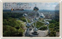 Blechschild 20x30 cm Brüssel Belgien Atomium Bildmotiv Reisemotiv Abenteuer Reisen Urlaub