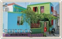 Blechschild 20x30 cm Rhodos Griechenland Koskinou Gasse Bildmotiv Reisemotiv Abenteuer Reisen Urlaub