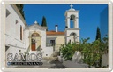 Blechschild 20x30 cm Samos Griechenland Klosteranlage Panagia Bildmotiv Reisemotiv Abenteuer Reisen Urlaub