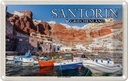 Blechschild 20x30 cm Santorin Griechenland Hafen von Ammoudi Bildmotiv Reisemotiv Abenteuer Reisen Urlaub