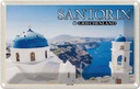 Blechschild 20x30 cm Santorin Griechenland Imerovigli Inseln Bildmotiv Reisemotiv Abenteuer Reisen Urlaub