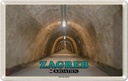 Blechschild 20x30 cm Zagreb Kroatien Der Gric-Tunnel Bildmotiv Reisemotiv Abenteuer Reisen Urlaub