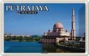 Blechschild 20x30 cm Putrajaya Malaysia Putra Moschee Bildmotiv Reisemotiv Abenteuer Reisen Urlaub