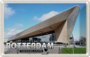 Blechschild 20x30 cm Rotterdam Niederlande Hauptbahnhof Bildmotiv Reisemotiv Abenteuer Reisen Urlaub