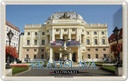 Blechschild 20x30 cm Bratislava Slowakei Slowakisches Theater Bildmotiv Reisemotiv Abenteuer Reisen Urlaub
