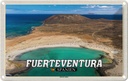 Blechschild 20x30 cm Fuerteventura Spanien Urlaub Isla de Lobos Insel Bildmotiv Reisemotiv Abenteuer Reisen