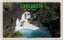 Blechschild 20x30 cm Lanzarote Spanien Fundacion César Manrique Bildmotiv Reisemotiv Abenteuer Reisen Urlaub