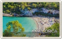 Blechschild 20x30 cm Mallorca Spanien Cala Llombards Bucht Bildmotiv Reisemotiv Abenteuer Reisen Urlaub