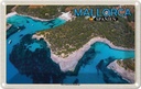 Blechschild 20x30 cm Mallorca Spanien Urlaub Parc Natural de Mondragó Bildmotiv Reisemotiv Abenteuer Reisen