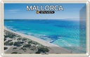 Blechschild 20x30 cm Mallorca Spanien Urlaub Platja Es Trenc Meer Bildmotiv Reisemotiv Abenteuer Reisen