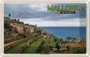 Blechschild 20x30 cm Mallorca Spanien Serra de Tramuntana Bildmotiv Reisemotiv Abenteuer Reisen Urlaub