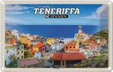 Blechschild 20x30 cm Teneriffa Spanien Urlaub La Laguna Meer Stadt Bildmotiv Reisemotiv Abenteuer Reisen