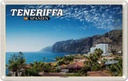 Blechschild 20x30 cm Teneriffa Spanien Los Gigantes Steilküste Bildmotiv Reisemotiv Abenteuer Reisen Urlaub