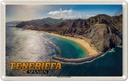 Blechschild 20x30 cm Teneriffa Spanien Urlaub Playa de Las Teresitas Bildmotiv Reisemotiv Abenteuer Reisen