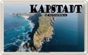 Blechschild 20x30 cm Kapstadt Südafrika Urlaub Kap der Guten Hoffnung Bildmotiv Reisemotiv Abenteuer Reisen