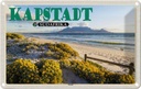 Blechschild 20x30 cm Kapstadt Südafrika Strand Meer Berge Bildmotiv Reisemotiv Abenteuer Reisen Urlaub