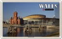 Blechschild 20x30 cm Wales United Kingdom Hauptstadt Cardiff Bildmotiv Reisemotiv Abenteuer Reisen Urlaub