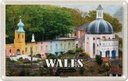 Blechschild 20x30 cm Wales United Kingdom Portmeirion Bildmotiv Reisemotiv Abenteuer Reisen Urlaub