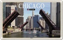Blechschild 20x30 cm Chicago USA Bridges Brücken Fluss Bildmotiv Reisemotiv Abenteuer Reisen Urlaub