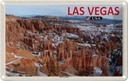 Blechschild 20x30 cm Las Vegas USA Bryce Canyon Bildmotiv Reisemotiv Abenteuer Reisen Urlaub