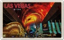 Blechschild 20x30 cm Las Vegas Urlaub USA Fremont Street Casinos Bildmotiv Reisemotiv Abenteuer Reisen