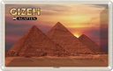 Blechschild 20x30 cm Gizeh Ägypten Pyramiden Bildmotiv Reisemotiv Abenteuer Reisen Urlaub