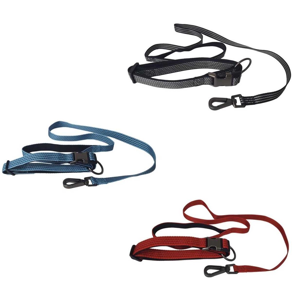 [458128512] Hundeleine mit Hundehalsband mehrere Farben Flamingo Jannu