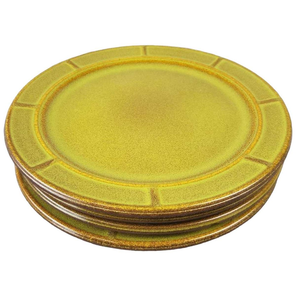 [45816590] 4er Set Kuchenteller Dessertteller Frühstücksteller 20,5 cm Formano Taiga gebraucht - gut
