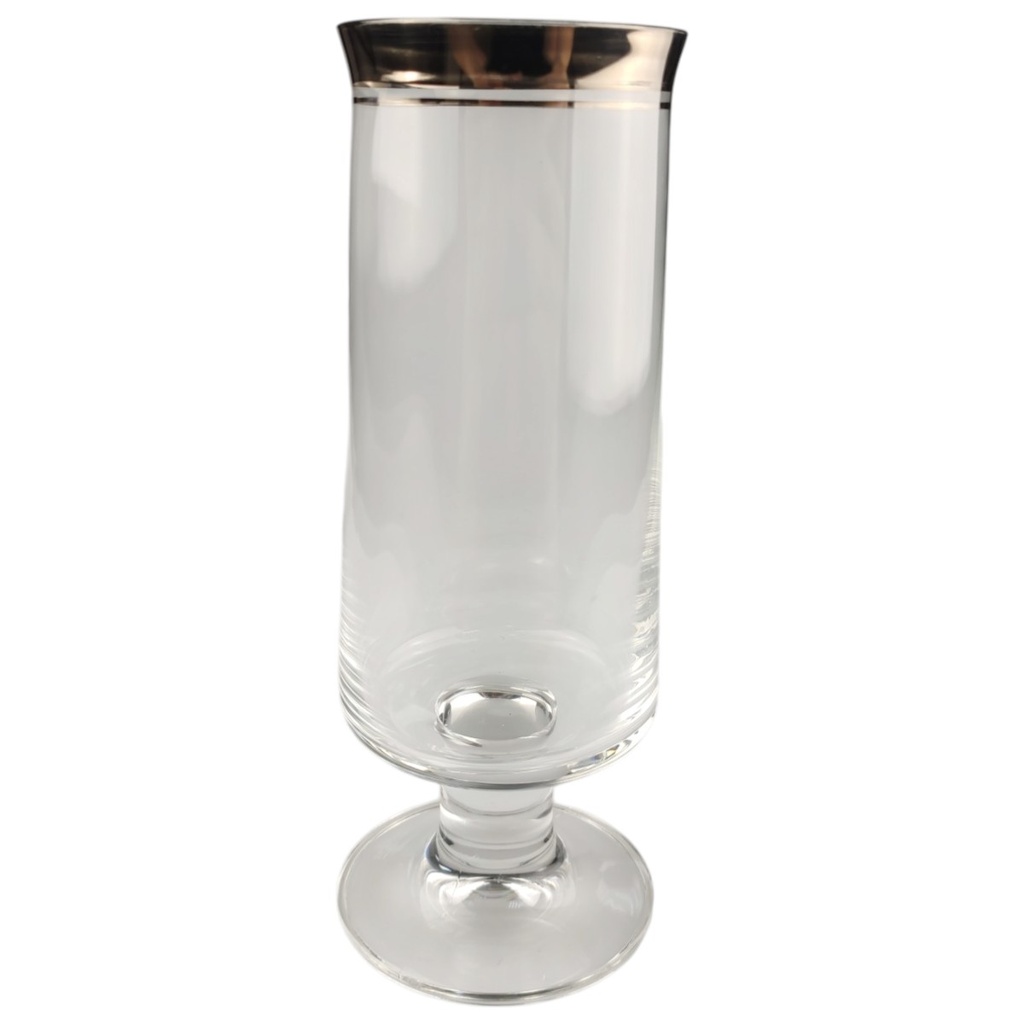 [458166700] Bierglas Thomas Porzellan Platinrand Transparent Germany gebraucht - gut