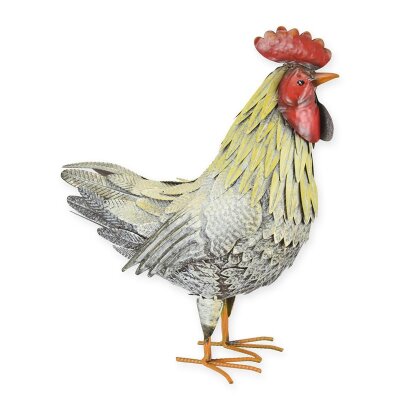 Figur Skulptur Huhn Eisen