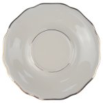 Untertasse für Tee 14,5 cm Schaller Goldrand...