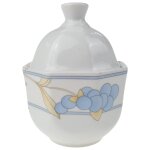 Zuckerdose Atelier Porzellan Bunte Blumen