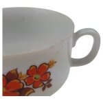 Kaffeetasse Schirnding Blumen Braun Orange gebraucht - gut