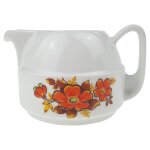 Milchkännchen Schirnding Blumen Braun Orange...