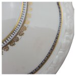 Ragoutterrine 1,8 L Edelstein Frauenlob Elfenbein Goldrand 6965 gebraucht - sehr gut