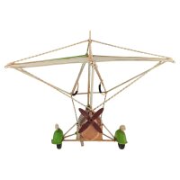 Blechmodell Hängegleiter Trike Motordrachen Ultraleichtflugzeug Drachenflieger
