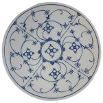 Kuchenteller Dessertteller 19,4 cm Marienbad Ingres Weiss Indisch Blau