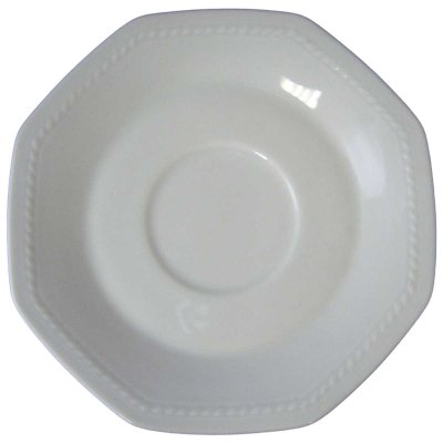 Untertasse für Kaffee 14,9 cm Schirnding Bavaria Paris Weiß gebraucht - gut