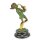 Bronzeskulptur Bronzefigur Goblin spielt Saxophon