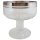 Likörschale mit Platinrand H 7 D 6,9 cm