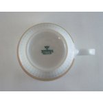 Kaffeetasse Tasse Goldrand Mitterteich Form 870 Rot gebraucht - sehr gut